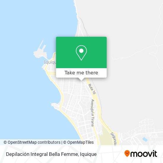 Mapa de Depilación Integral Bella Femme