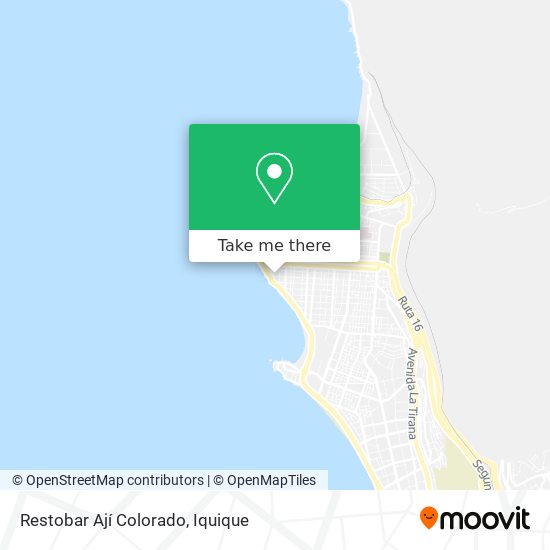 Restobar Ají Colorado map