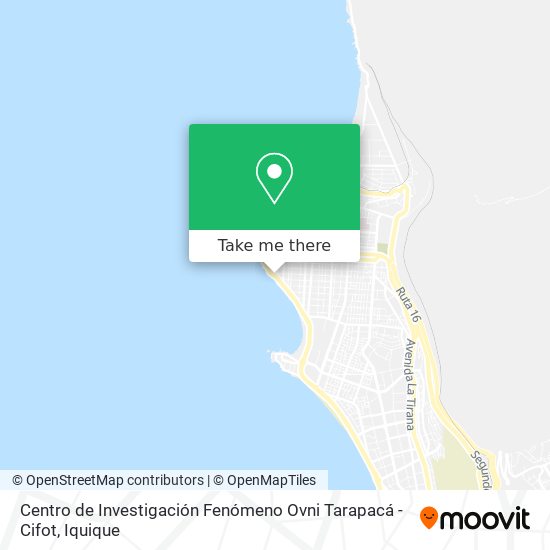 Centro de Investigación Fenómeno Ovni Tarapacá - Cifot map