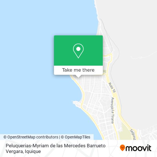 Peluquerias-Myriam de las Mercedes Barrueto Vergara map