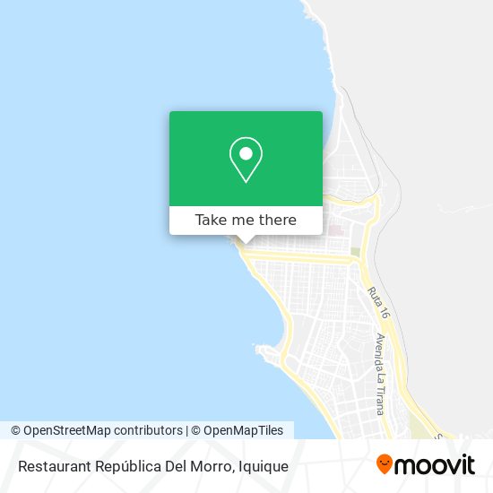 Restaurant República Del Morro map
