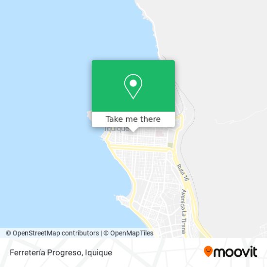 Mapa de Ferretería Progreso