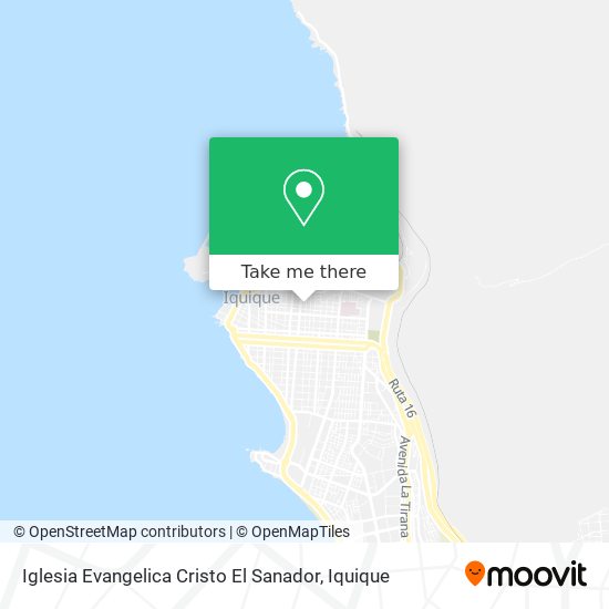 Iglesia Evangelica Cristo El Sanador map