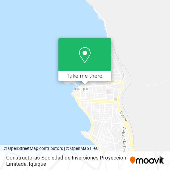 Mapa de Constructoras-Sociedad de Inversiones Proyeccion Limitada