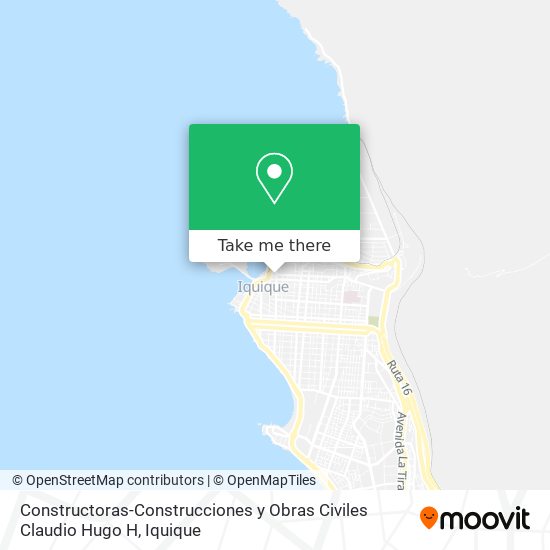 Constructoras-Construcciones y Obras Civiles Claudio Hugo H map