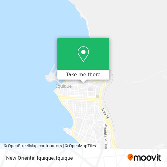 Mapa de New Oriental Iquique