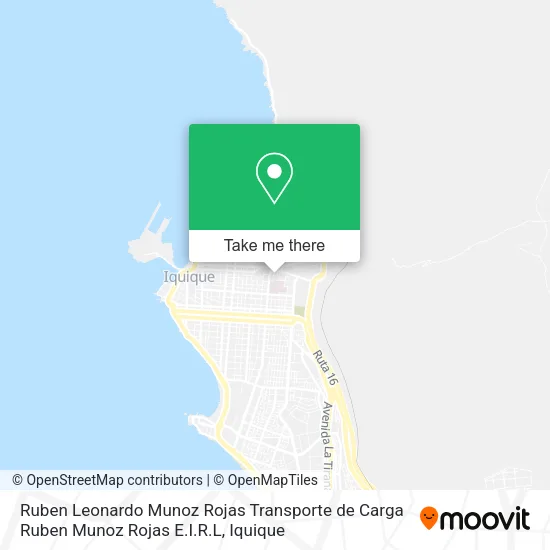 Ruben Leonardo Munoz Rojas Transporte de Carga Ruben Munoz Rojas E.I.R.L map