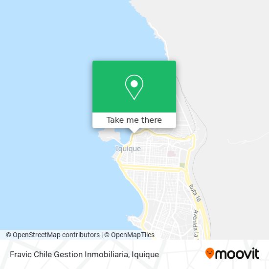 Fravic Chile Gestion Inmobiliaria map