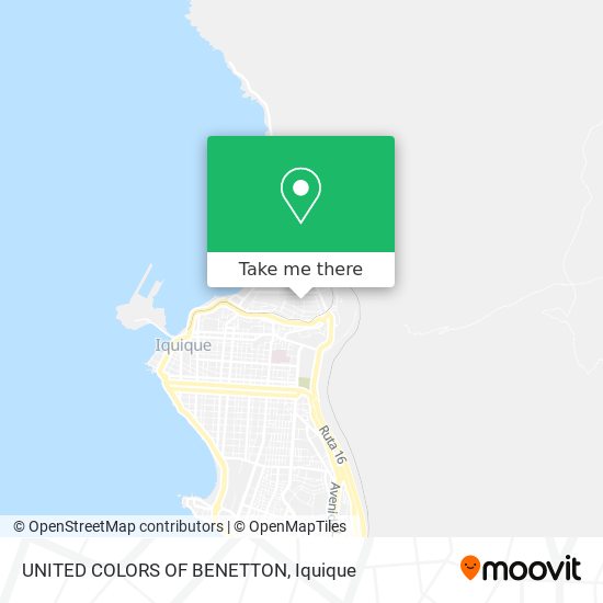 UNITED COLORS OF BENETTON map