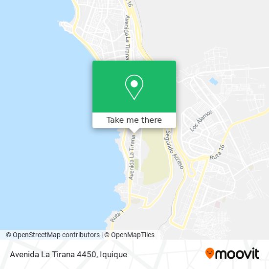 Avenida La Tirana 4450 map
