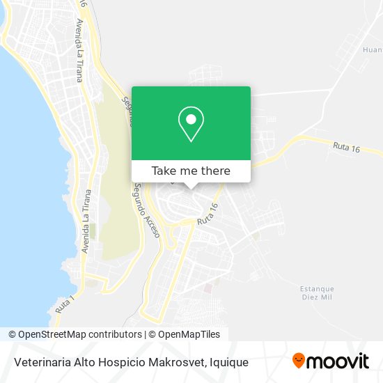 Veterinaria Alto Hospicio Makrosvet map