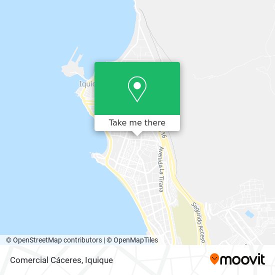 Mapa de Comercial Cáceres