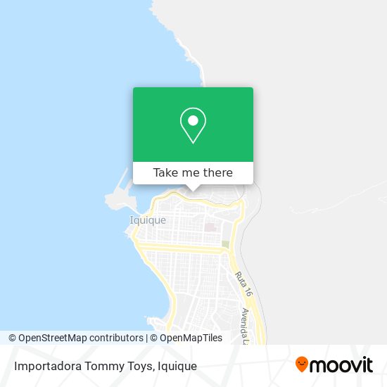 Mapa de Importadora Tommy Toys