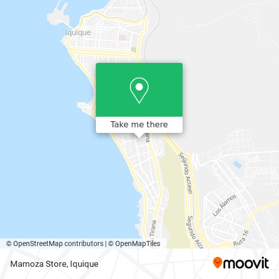 Mamoza Store map