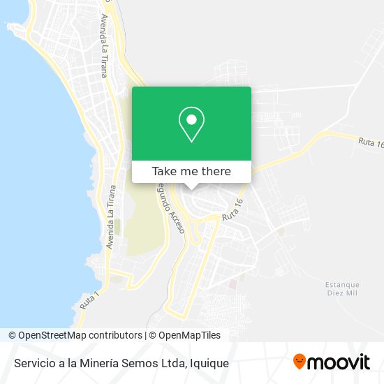 Servicio a la Minería Semos Ltda map