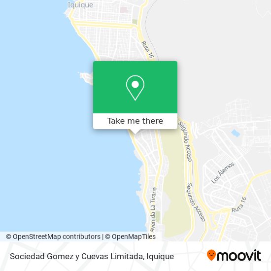 Sociedad Gomez y Cuevas Limitada map