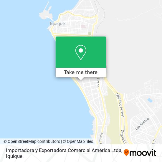 Importadora y Exportadora Comercial América Ltda map