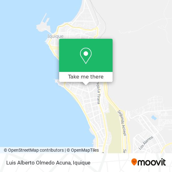Luis Alberto Olmedo Acuna map