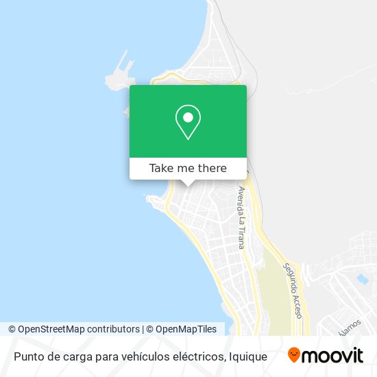 Mapa de Punto de carga para vehículos eléctricos