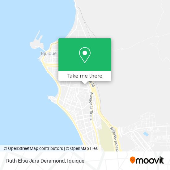 Ruth Elsa Jara Deramond map