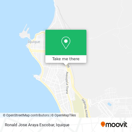 Ronald Jose Araya Escobar map