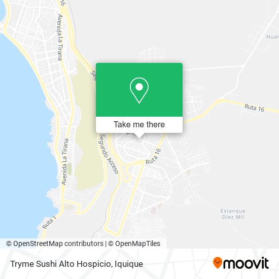 Tryme Sushi Alto Hospicio map