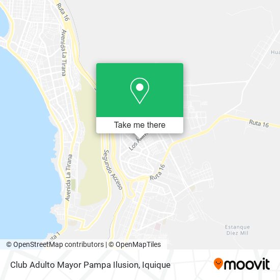 Club Adulto Mayor Pampa Ilusion map