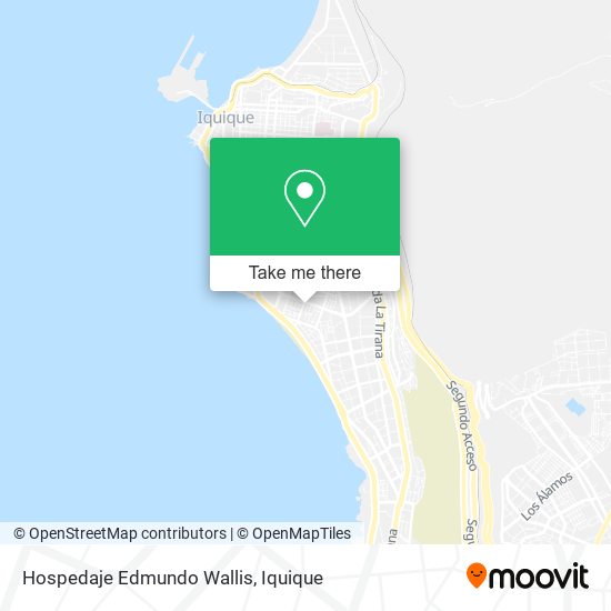 Mapa de Hospedaje Edmundo Wallis