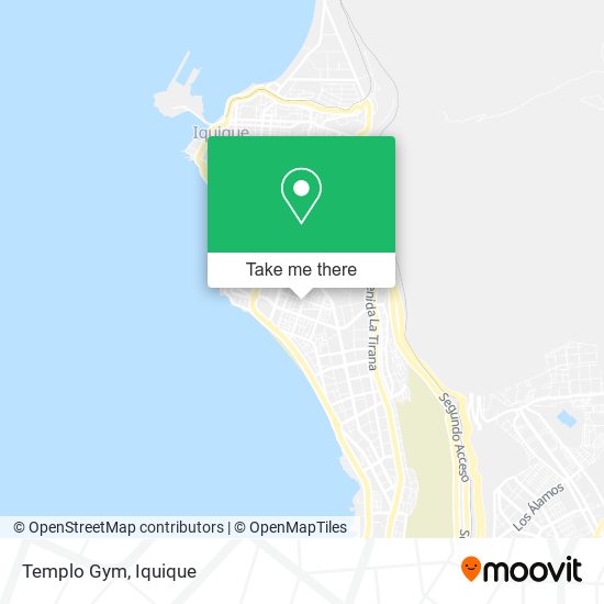 Templo Gym map