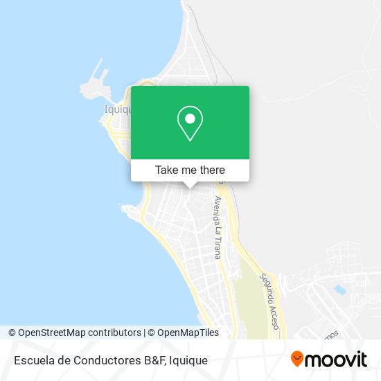 Escuela de Conductores B&F map
