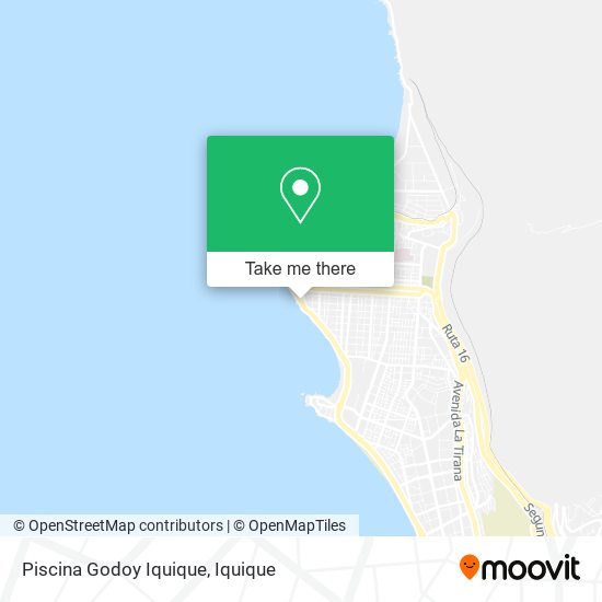 Piscina Godoy Iquique map