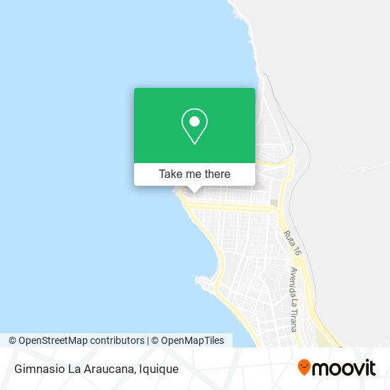 Gimnasio La Araucana map