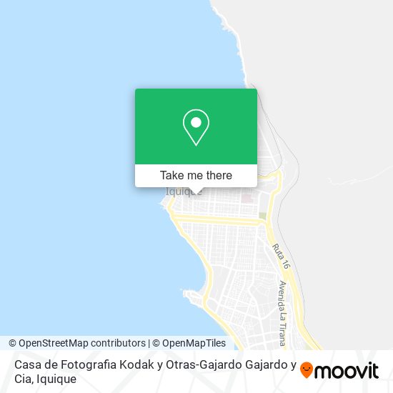 Casa de Fotografia Kodak y Otras-Gajardo Gajardo y Cia map
