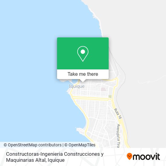 Constructoras-Ingenieria Construcciones y Maquinarias Altal map