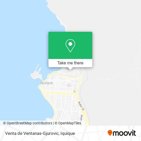 Venta de Ventanas-Gjurovic map