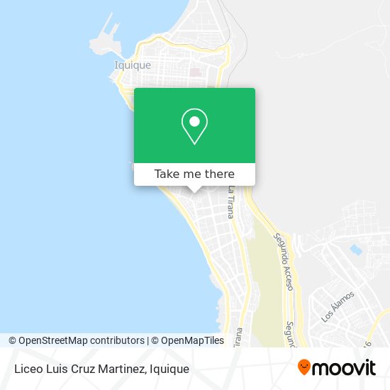 Mapa de Liceo Luis Cruz Martinez