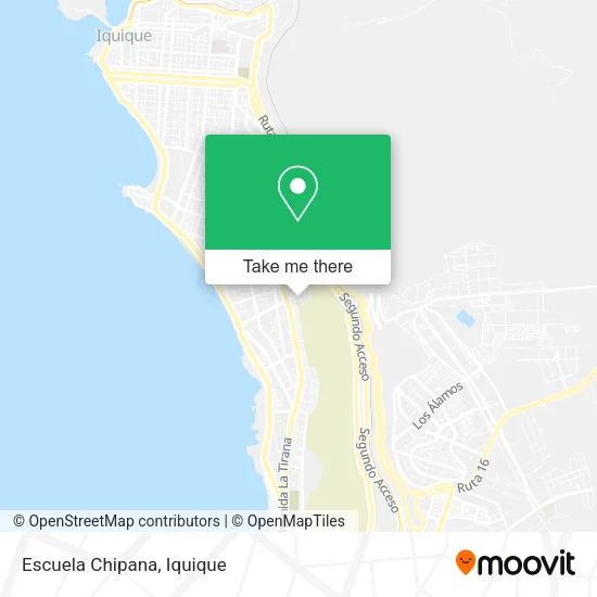 Escuela Chipana map