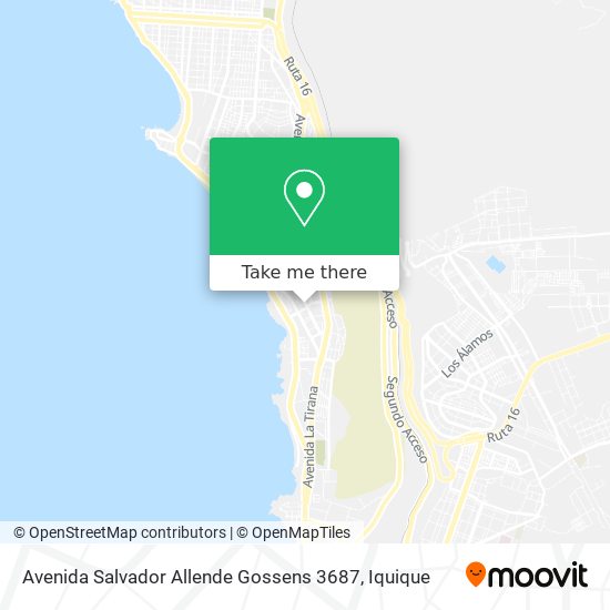 Mapa de Avenida Salvador Allende Gossens 3687