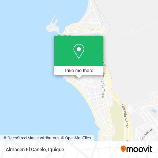 Mapa de Almacén El Canelo