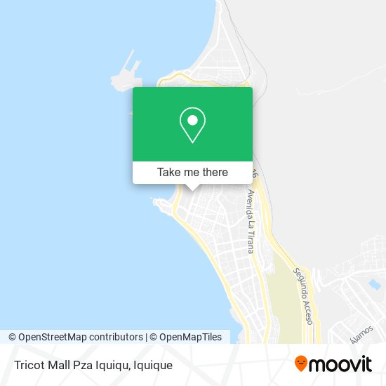 Mapa de Tricot Mall Pza Iquiqu