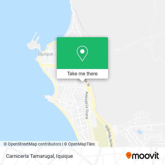 Carnicería Tamarugal map