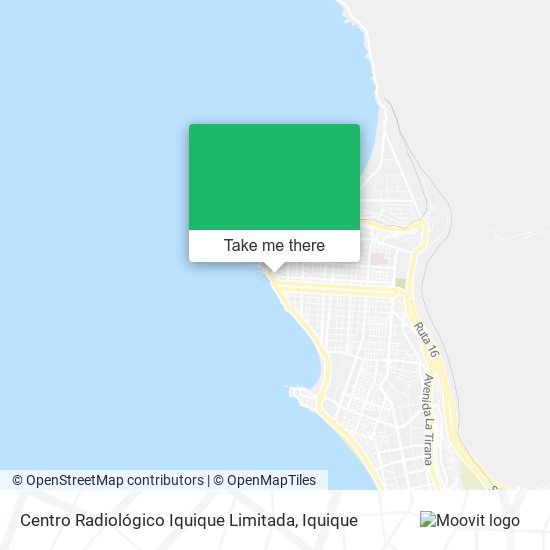 Mapa de Centro Radiológico Iquique Limitada