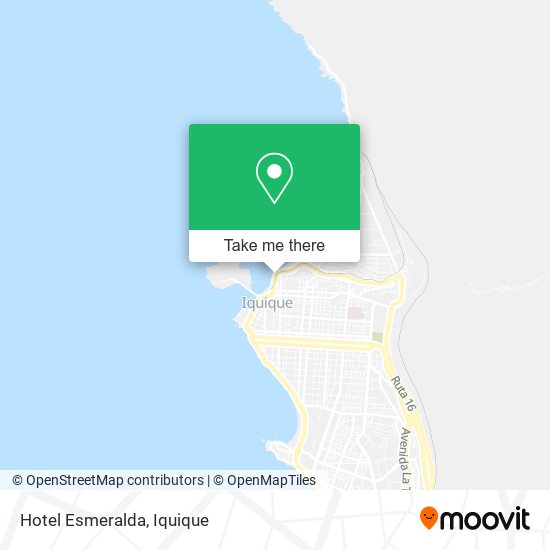 Mapa de Hotel Esmeralda