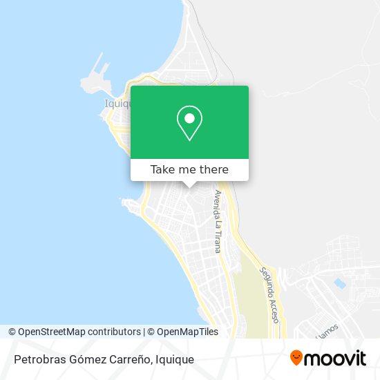 Petrobras Gómez Carreño map