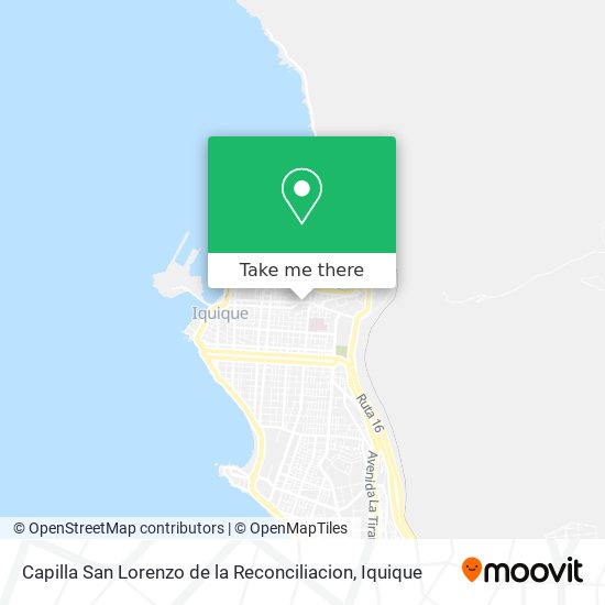 Capilla San Lorenzo de la Reconciliacion map