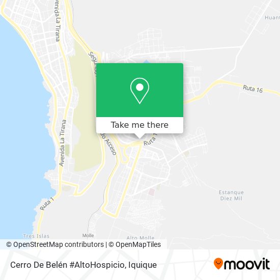 Cerro De Belén #AltoHospicio map