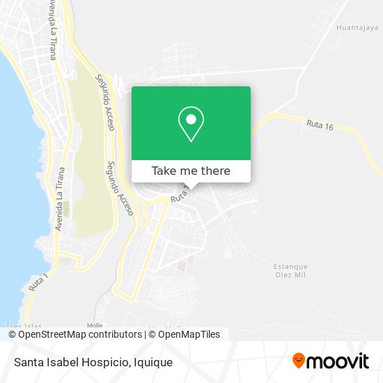 Mapa de Santa Isabel Hospicio
