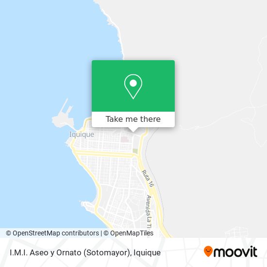 I.M.I. Aseo y Ornato (Sotomayor) map