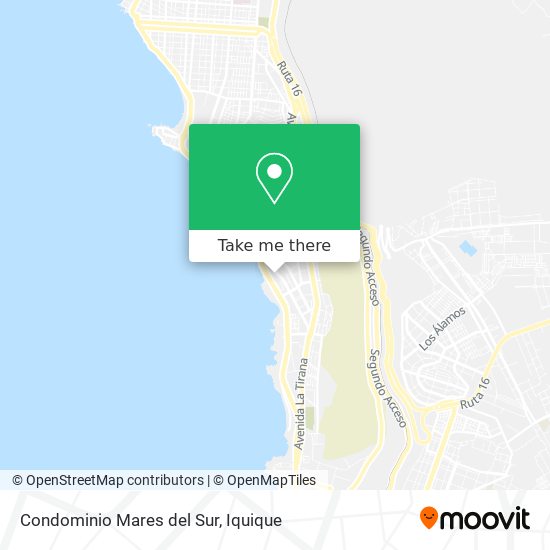 Condominio Mares del Sur map