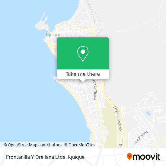 Frontanilla Y Orellana Ltda map